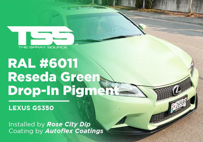 RAL #6011 RESEDA GREEN DROP-IN PIGMENT | AUTOFLEX COATINGS | LEXUS GS350