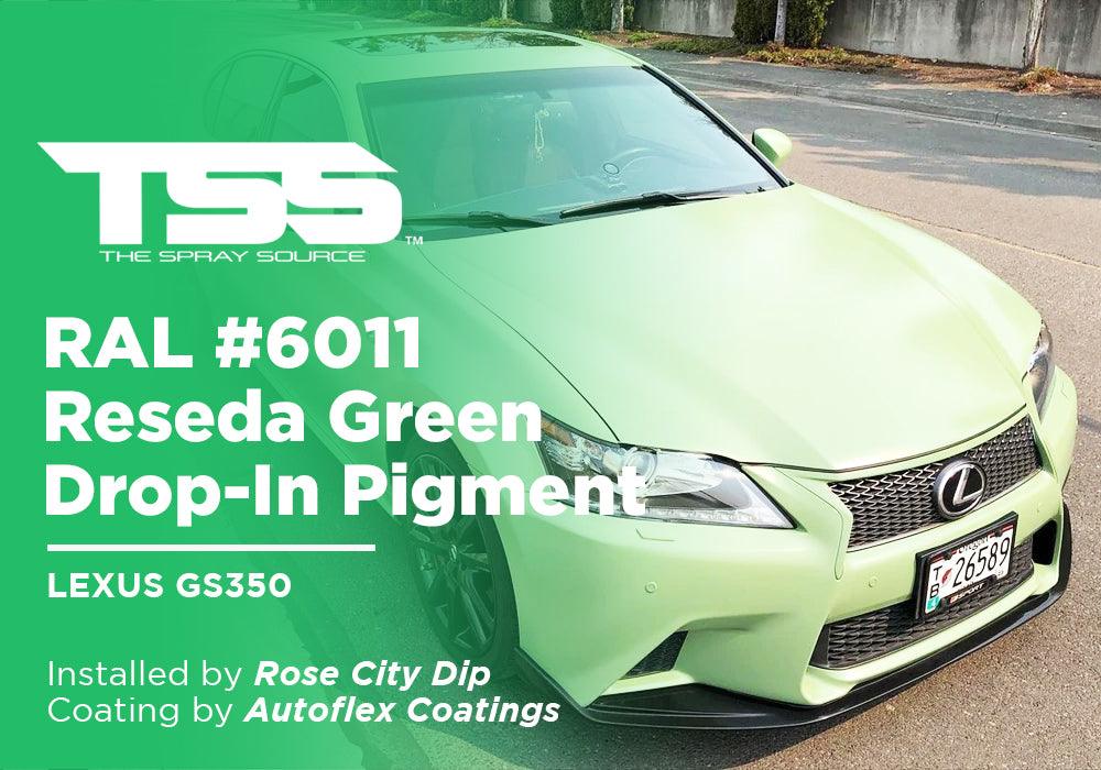 RAL #6011 RESEDA GREEN DROP-IN PIGMENT | AUTOFLEX COATINGS | LEXUS GS350 - The Spray Source