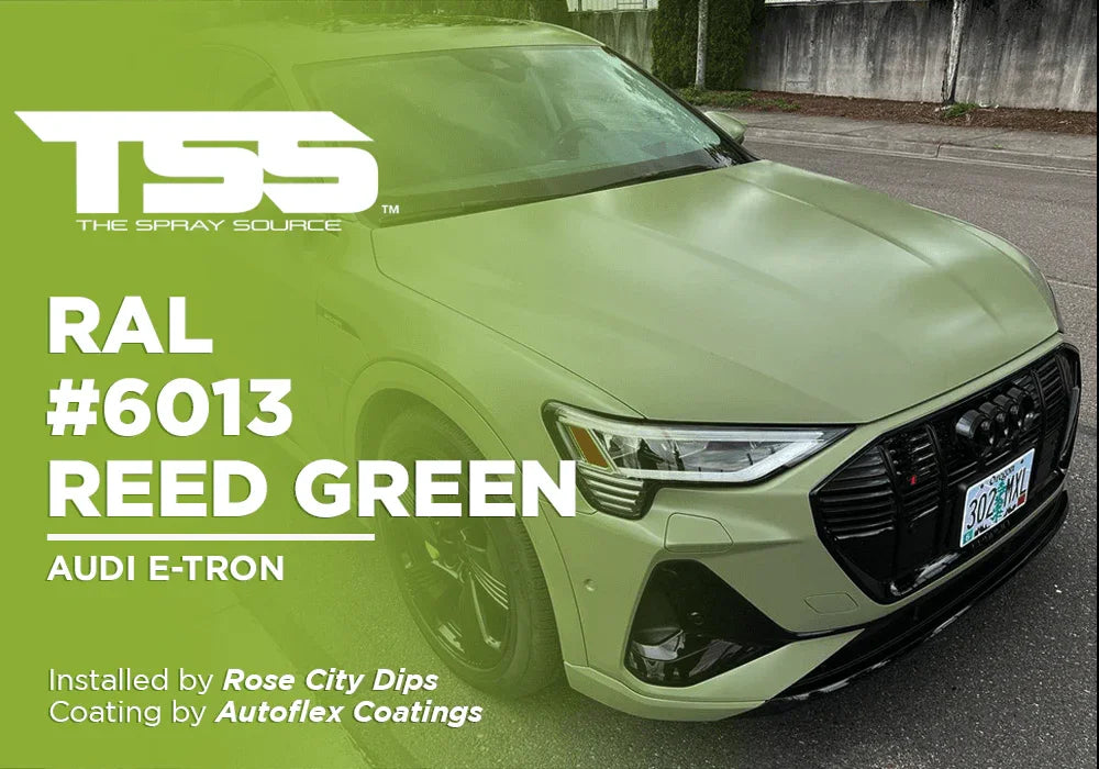 RAL #6013 REED GREEN | AUTOFLEX COATINGS | AUDI E-TRON - The Spray Source