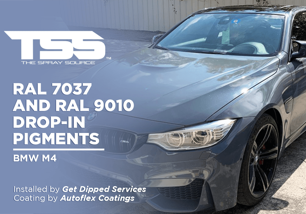 RAL 7037 and RAL 9010 Drop-In Pigments on BMW M4