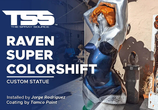 Raven Super Colorshift on Custom Statue