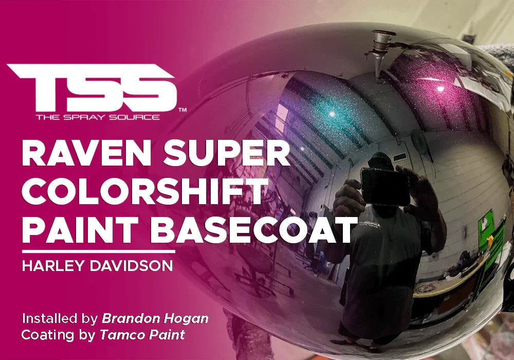 Raven Super Colorshift Paint Basecoat on Harley Davidson