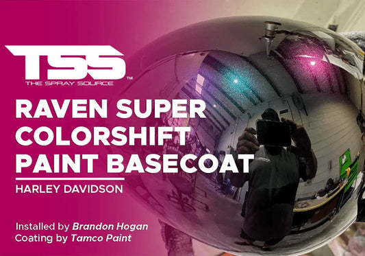 Raven Super Colorshift Paint Basecoat on Harley Davidson