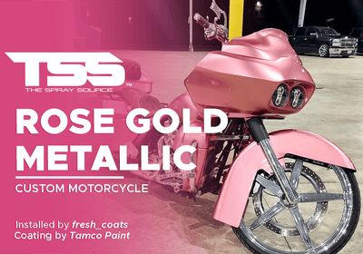 ROSE GOLD METALLIC | TAMCO PAINT | CUSTOM MOTORCYCLE