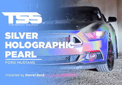 SILVER HOLOGRAPHIC PEARL | DIPYOURCAR | FORD MUSTANG