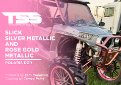 SLICK SILVER METALLIC AND ROSE GOLD METALLIC | TAMCO PAINT | POLARIS RZR - The Spray Source