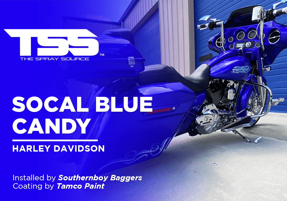 SOCAL BLUE CANDY | TAMCO PAINT | HARLEY DAVIDSON - The Spray Source