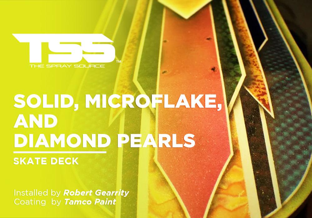 SOLID, MICROFLAKE, AND DIAMOND PEARLS | TAMCO PAINT | SKATE DECK - The Spray Source