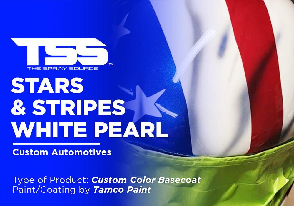 STARS & STRIPES WHITE PEARL PROJECT PHOTOS - The Spray Source