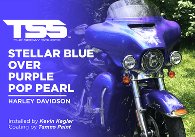 STELLAR BLUE OVER PURPLE POP PEARL | TAMCO PAINT | HARLEY DAVIDSON