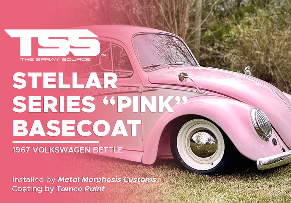 Stellar Series “Pink” Basecoat on 1967 Volkswagen Bettle