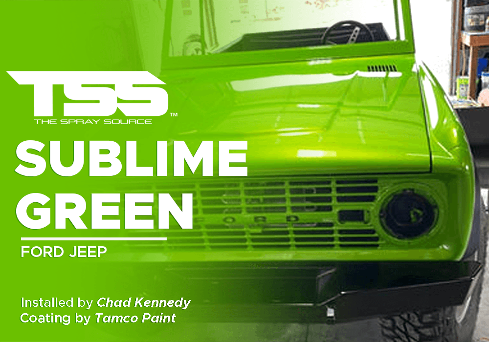 SUBLIME GREEN | TAMCO PAINT | FORD JEEP - The Spray Source