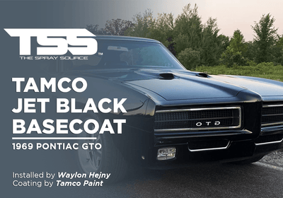TAMCO JET BLACK BASECOAT | TAMCO PAINT | 1969 PONTIAC GTO