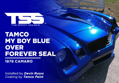 TAMCO MY BOY BLUE OVER FOREVER SEAL | TAMCO PAINT | 1978 CAMARO