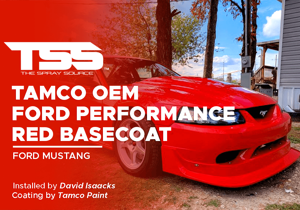 TAMCO OEM FORD PERFORMANCE RED BASECOAT | TAMCO PAINT | FORD MUSTANG - The Spray Source