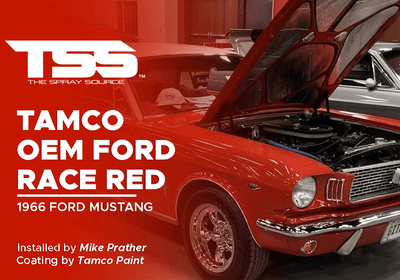TAMCO OEM FORD RACE RED | TAMCO PAINT | 1966 FORD MUSTANG
