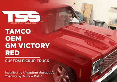 TAMCO OEM GM VICTORY RED | TAMCO PAINT | CUSTOM PICKUP TRUCK