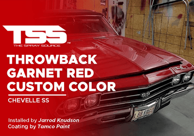 THROWBACK GARNET RED CUSTOM COLOR | TAMCO PAINT | CHEVELLE SS