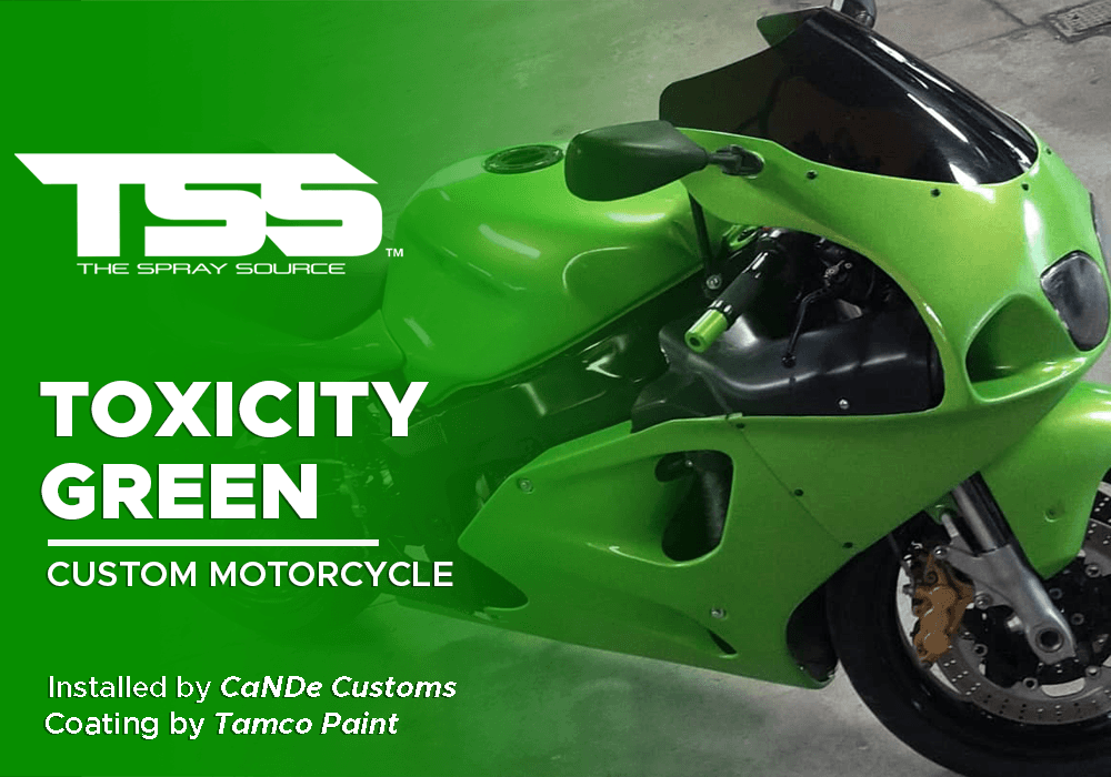 TOXICITY GREEN | TAMCO PAINT | CUSTOM MOTORCYCLE - The Spray Source