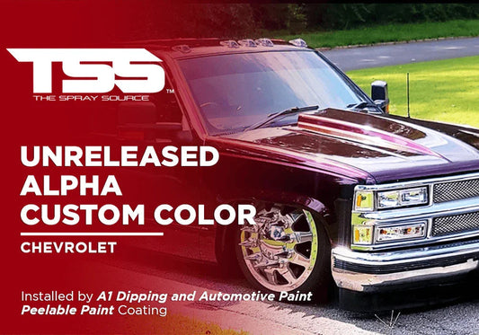 UNRELEASED ALPHA CUSTOM COLOR | PEELABLE PAINT | CHEVROLET - The Spray Source