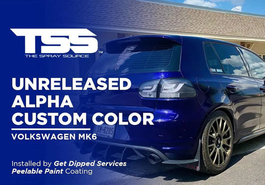 UNRELEASED ALPHA CUSTOM COLOR | PEELABLE PAINT | VOLKSWAGEN MK6 - The Spray Source