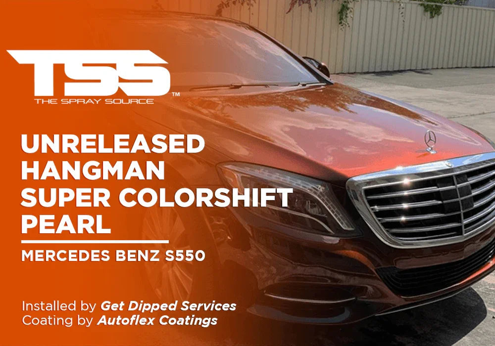 UNRELEASED HANGMAN SUPER COLORSHIFT PEARL | AUTOFLEX COATINGS | MERCEDES BENZ S550 - The Spray Source