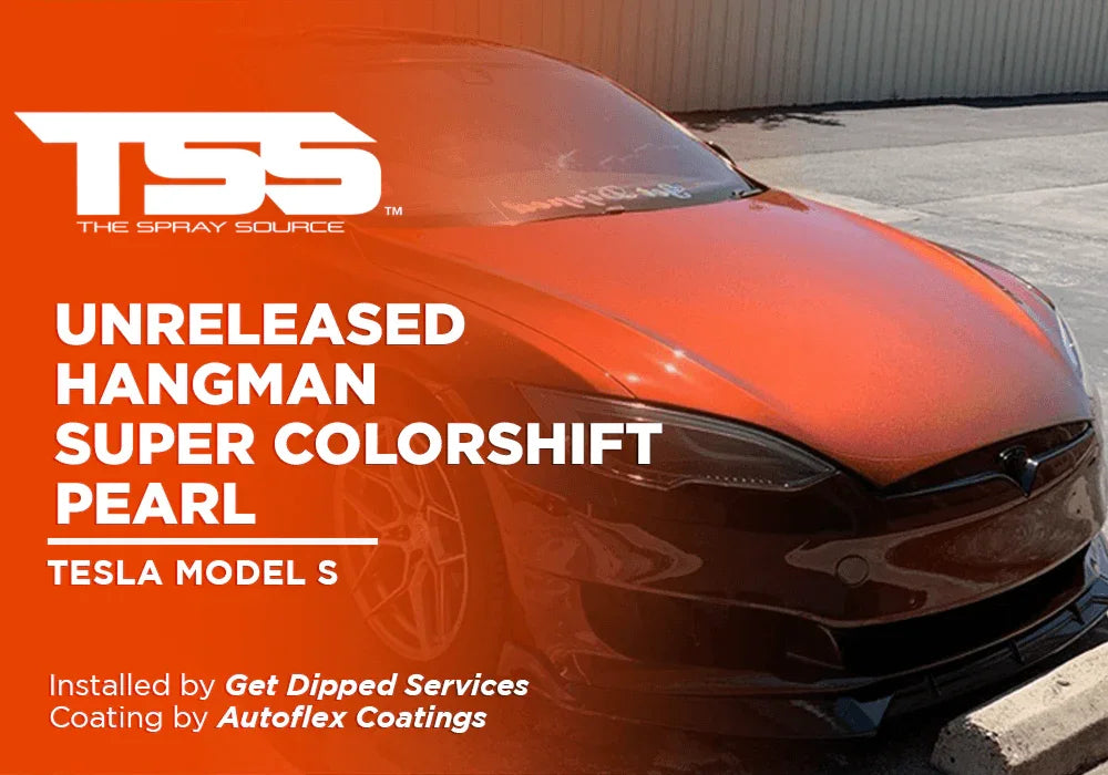 UNRELEASED HANGMAN SUPER COLORSHIFT PEARL | AUTOFLEX COATINGS | TESLA MODEL S - The Spray Source