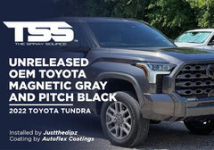 Unreleased OEM Toyota Magnetic Gray and Pitch Black on 2022 Toyota Tundra