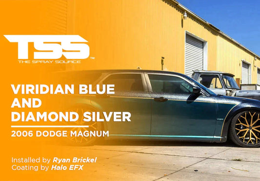 VIRIDIAN BLUE AND DIAMOND SILVER | HALO EFX | 2006 DODGE MAGNUM - The Spray Source