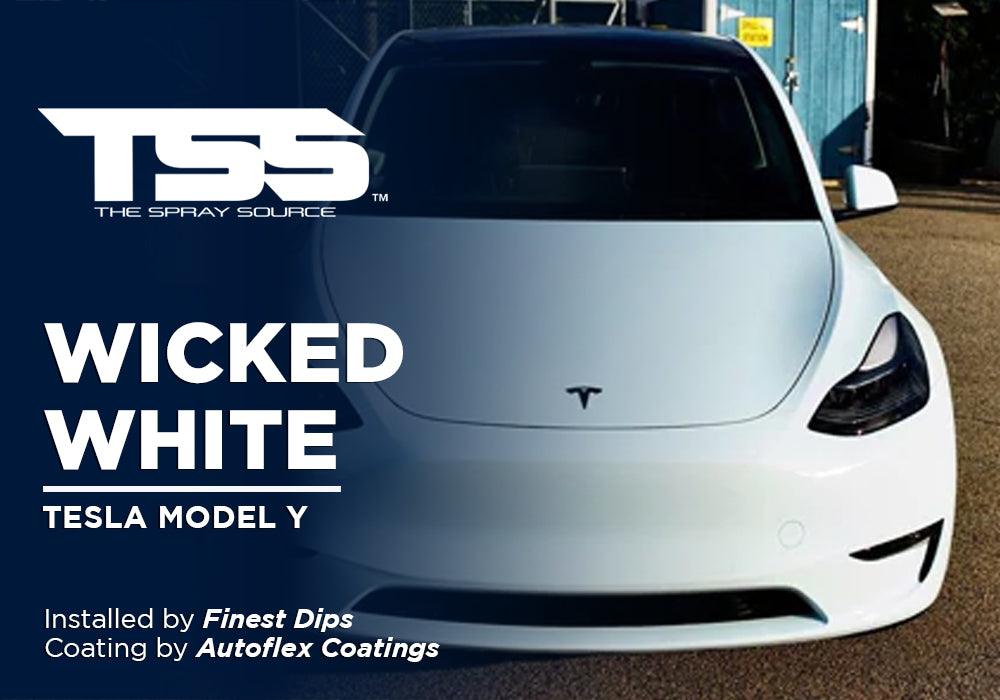 WICKED WHITE | AUTOFLEX COATINGS |TESLA MODEL Y - The Spray Source