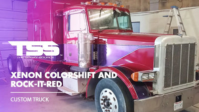 XENON COLORSHIFT AND ROCK-IT-RED | TAMCO PAINT | CUSTOM TRUCK