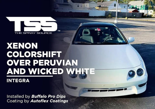 XENON COLORSHIFT OVER PERUVIAN AND WICKED WHITE | AUTOFLEX COATINGS | INTEGRA - The Spray Source