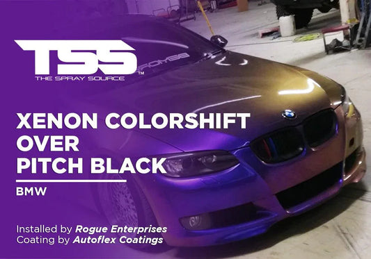 XENON COLORSHIFT OVER PITCH BLACK | AUTOFLEX COATINGS | BMW - The Spray Source