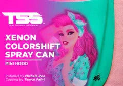 Xenon Colorshift Spray Can on Mini Hood