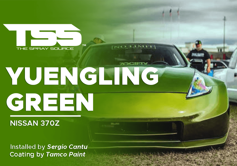 Yuengling Green on Nissan 370z