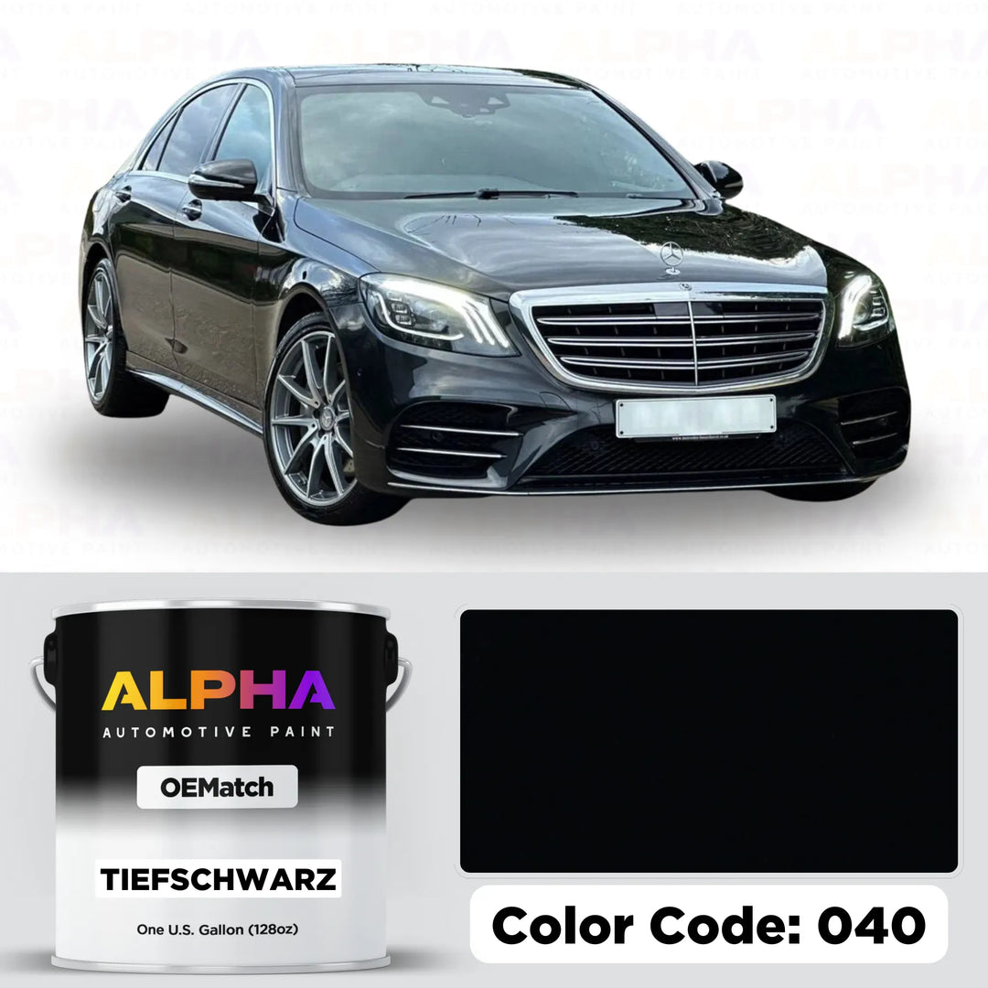 Mercedes Black 040 | OEMatch Basecoat