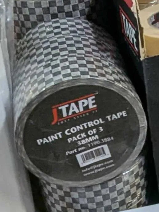 JTAPE Paint Control Tape Pack of 3 38mm - Clearance