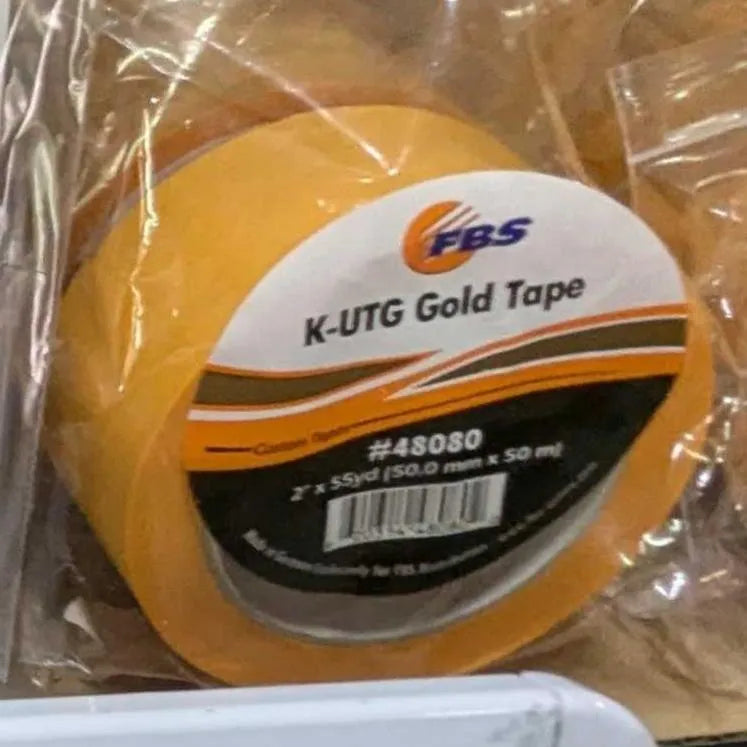 FBS Distribution 2" x 55Y K-UTG Gold Tape - Clearance