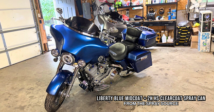 Liberty Blue Motorcycle Paint Kit