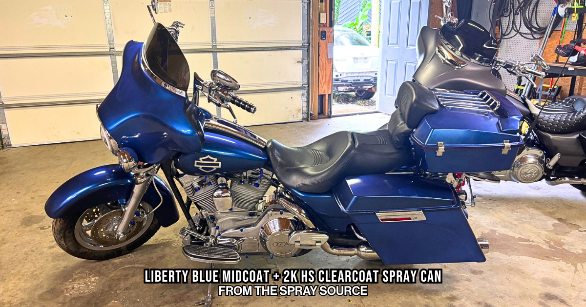 Liberty Blue Motorcycle Paint Kit