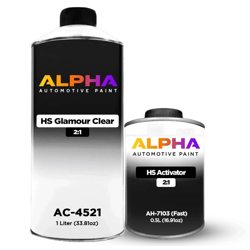 HS Glamour Clearcoat AC-4521 Kit | Alpha Automotive Paint – The Spray ...