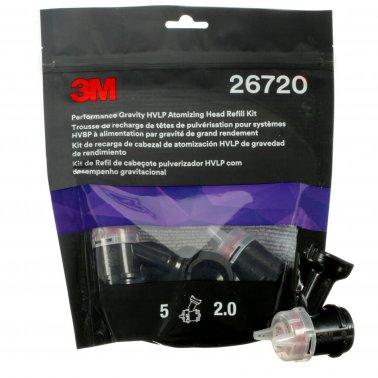 3M Perf 2.0 Head Refill PK/5 Gravity HVLP RED - The Spray Source - 3M