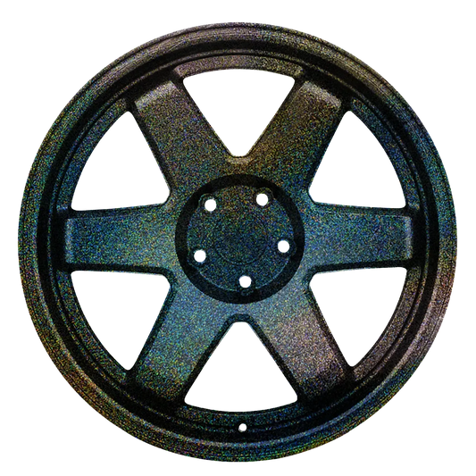 Silver Holographic Wheel Paint Kit