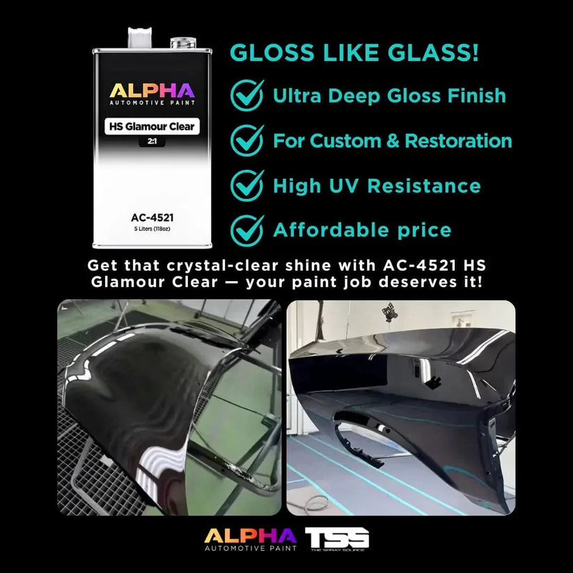 HS Glamour Clearcoat AC-4521 Kit | Alpha Automotive Paint – The Spray ...