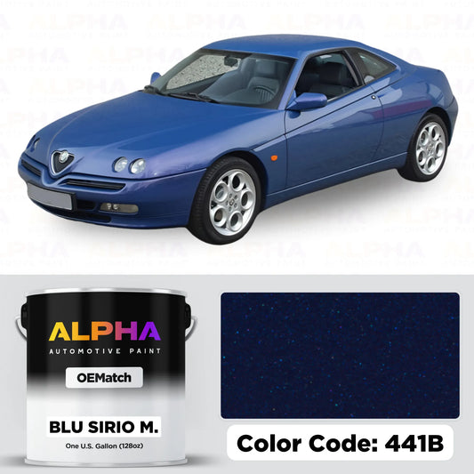 Alfa Romeo Blu Sirio Metallic 441B | OEMatch Basecoat