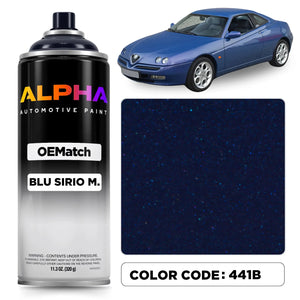 Alfa Romeo Blu Sirio Metallic 441B | OEMatch Spray Can