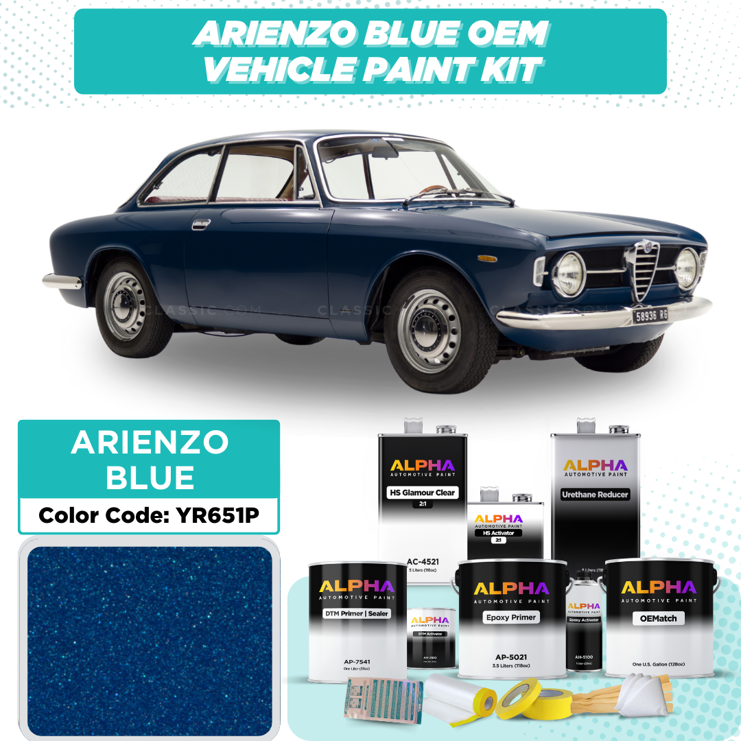 ALFA ROMEO ARIENZO BLUE P. 756A | OEMatch Vehicle Paint Kit