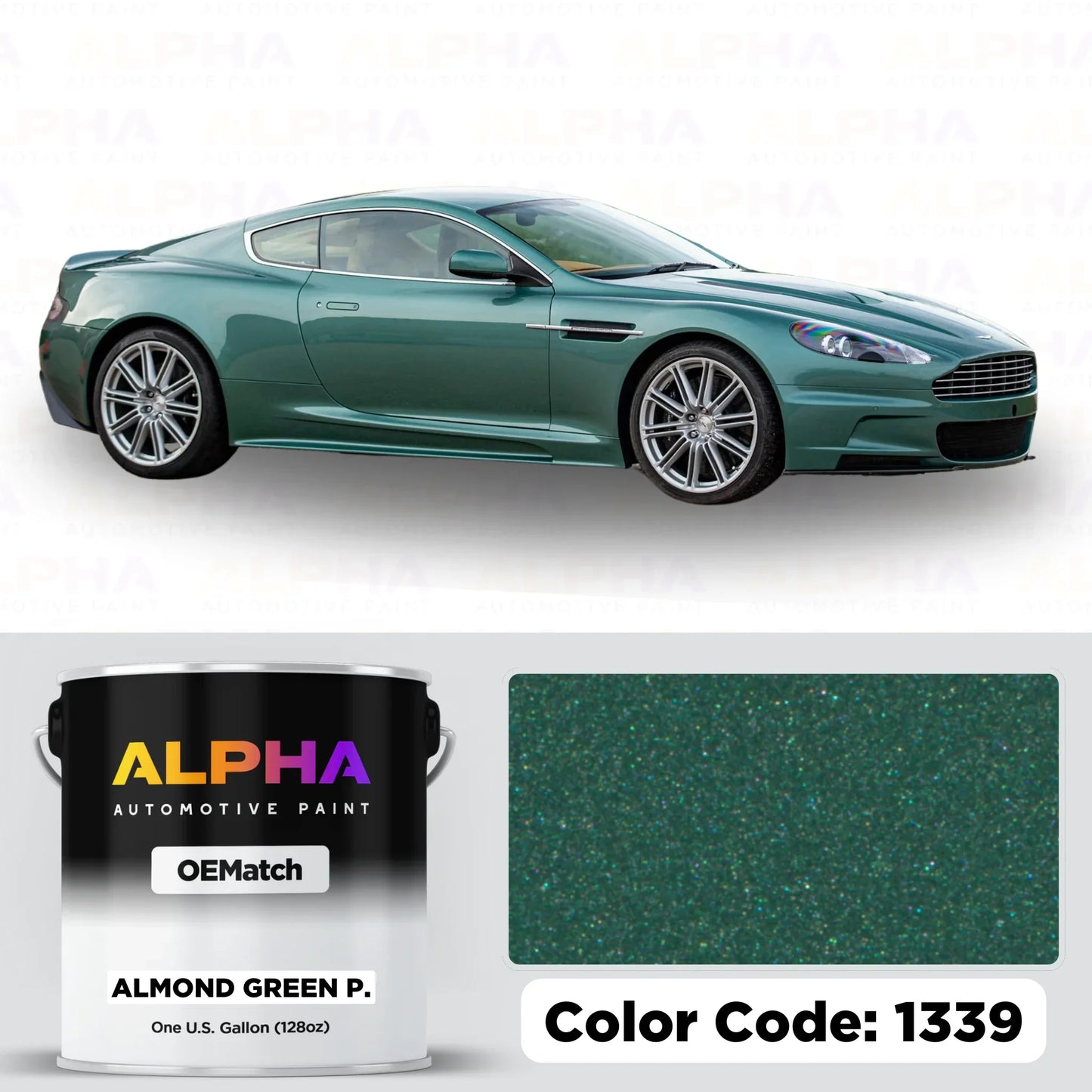 ASTON MARTIN ALMOND GREEN P. 1339 | OEMatch Basecoat