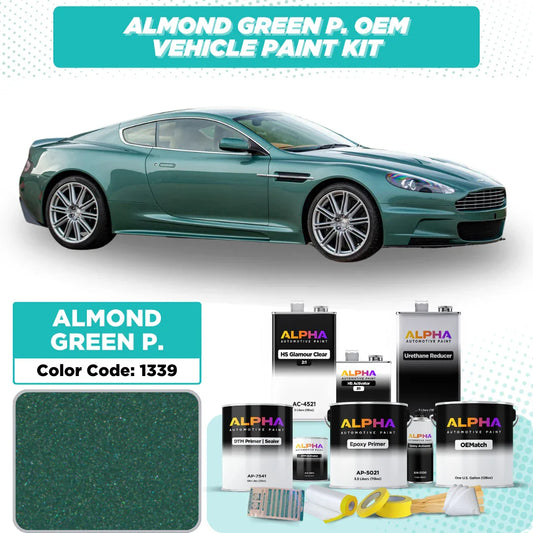 ASTON MARTIN ALMOND GREEN P. 1339 | OEMatch Vehicle Paint Kit