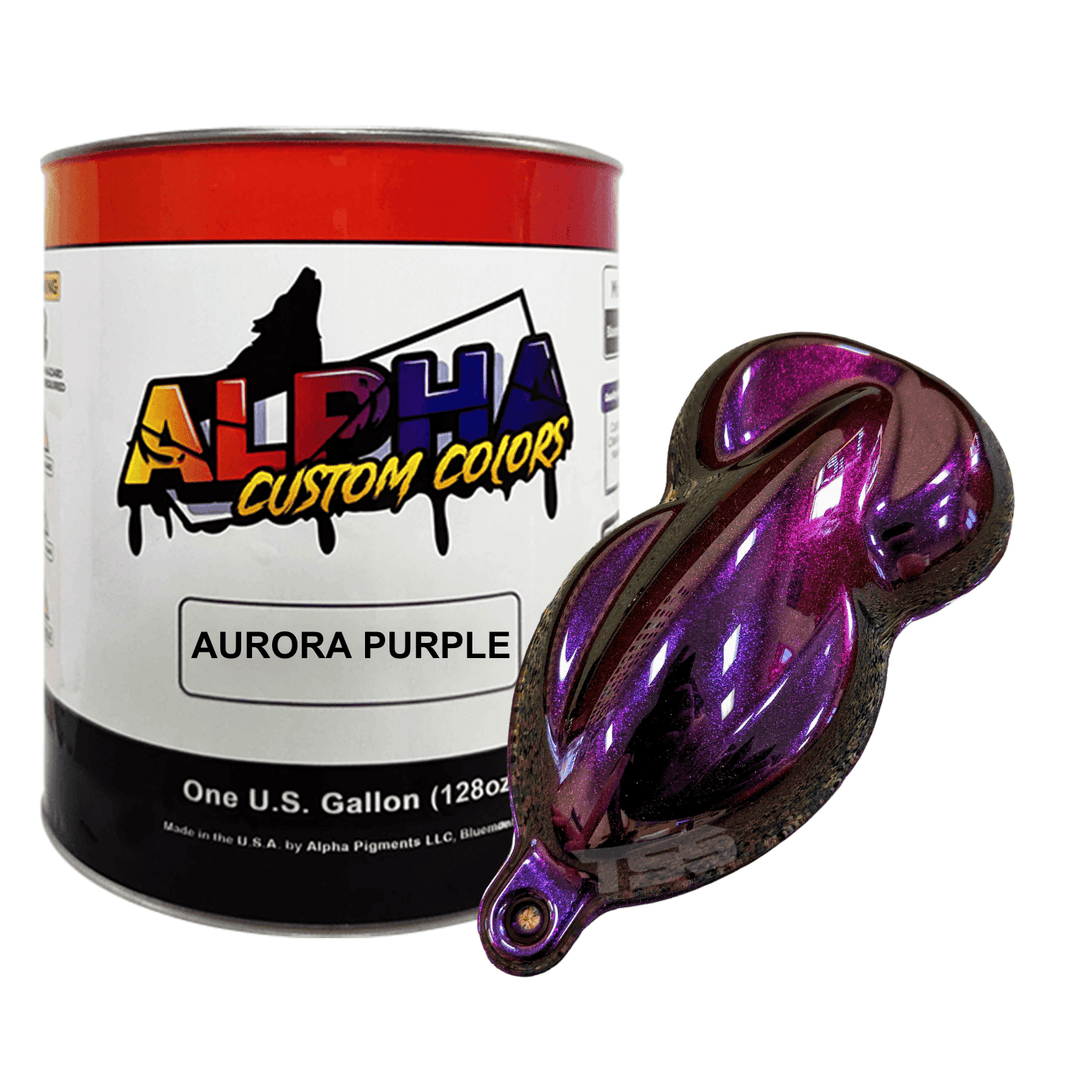 Aurora Purple Paint Basecoat - The Spray Source - Alpha Pigments